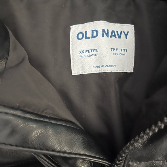 Faux Leather Puffer Jacket - Picture 2 of 2